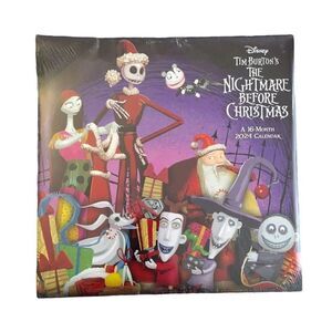 Disney The Nightmare Before Christmas 2024 Poster Calendar NWT